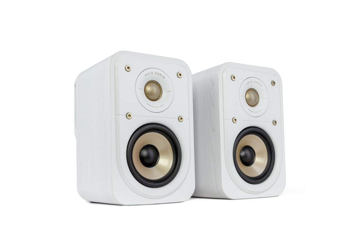 Polk Signature Elite ES10 front view for immersive home theater audio.