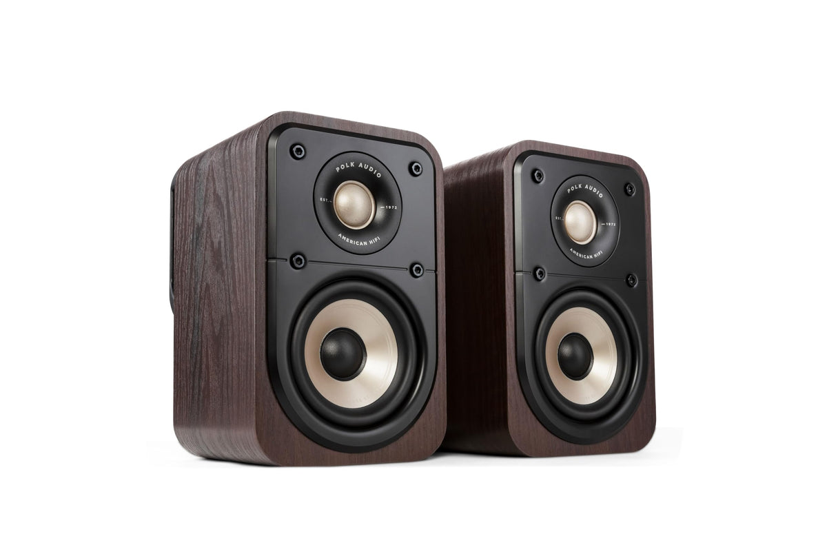 Polk Signature Elite ES10 tweeter detail delivering crisp, high-resolution sound.
