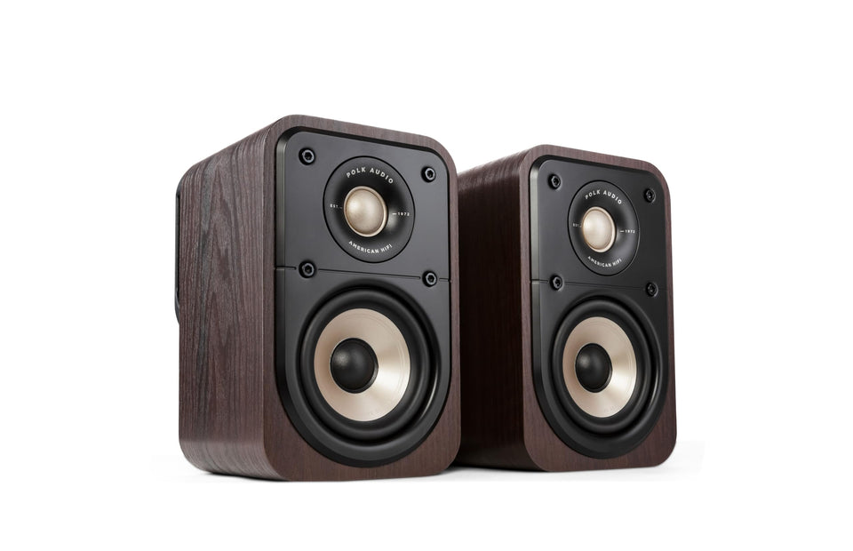 Polk Signature Elite ES10 tweeter detail delivering crisp, high-resolution sound.