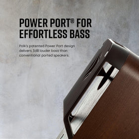 Polk Signature Elite ES20 wall-mount design saves space and directs sound