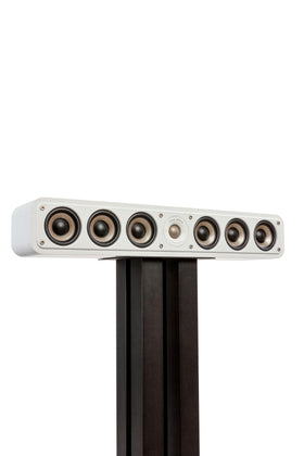 Polk Signature Elite ES35 center tweeter delivers crystal-clear dialogue and high-resolution detail.
