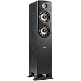 Polk Signature Elite ES35 Power Port enhances bass with distortion-free impact.