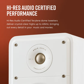 Polk Signature Elite ES50 power port enables distortion-free, punchy bass.