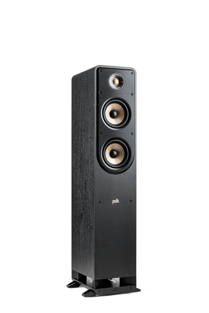 Polk Signature Elite ES50 front view delivering immersive home theater sound
