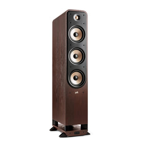 Polk Signature Elite ES60 front view with 1 inch tweeter for immersive sound.