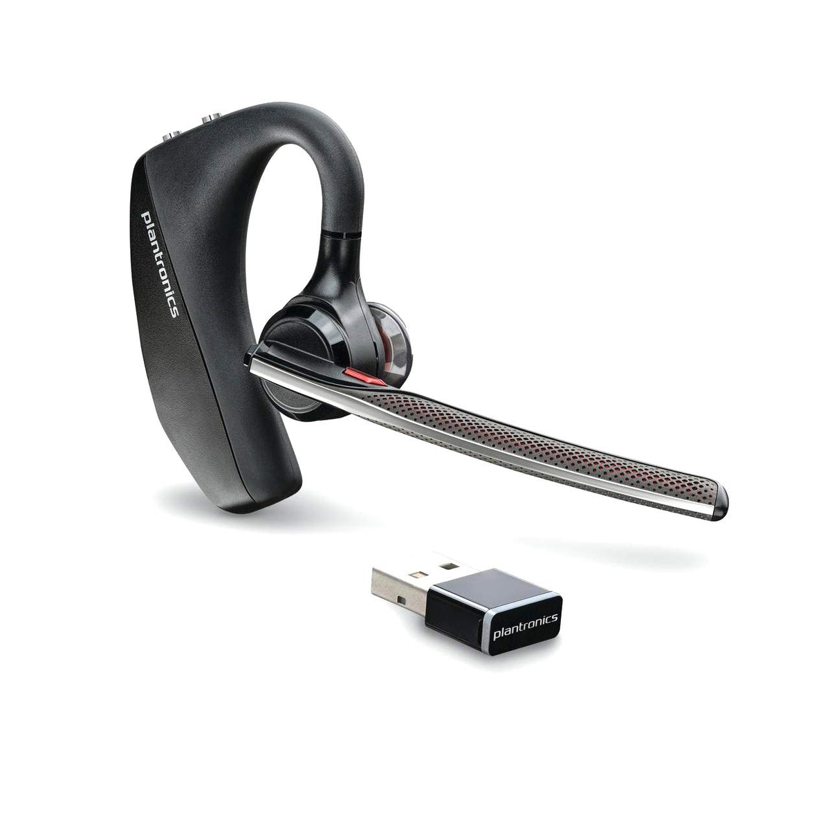 POLY Plantronics Voyager 5200 UC monaural headset for clear calls on Teams and Zoom