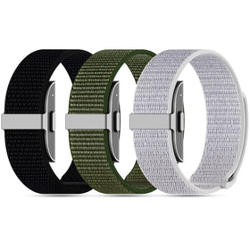 Polyjoy front view showing three Hume Band replacement straps for quick swaps