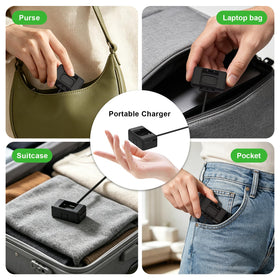 Polyjoy Hume Band Charger Case durable ABS+PVC materials ensure reliable power transfer.