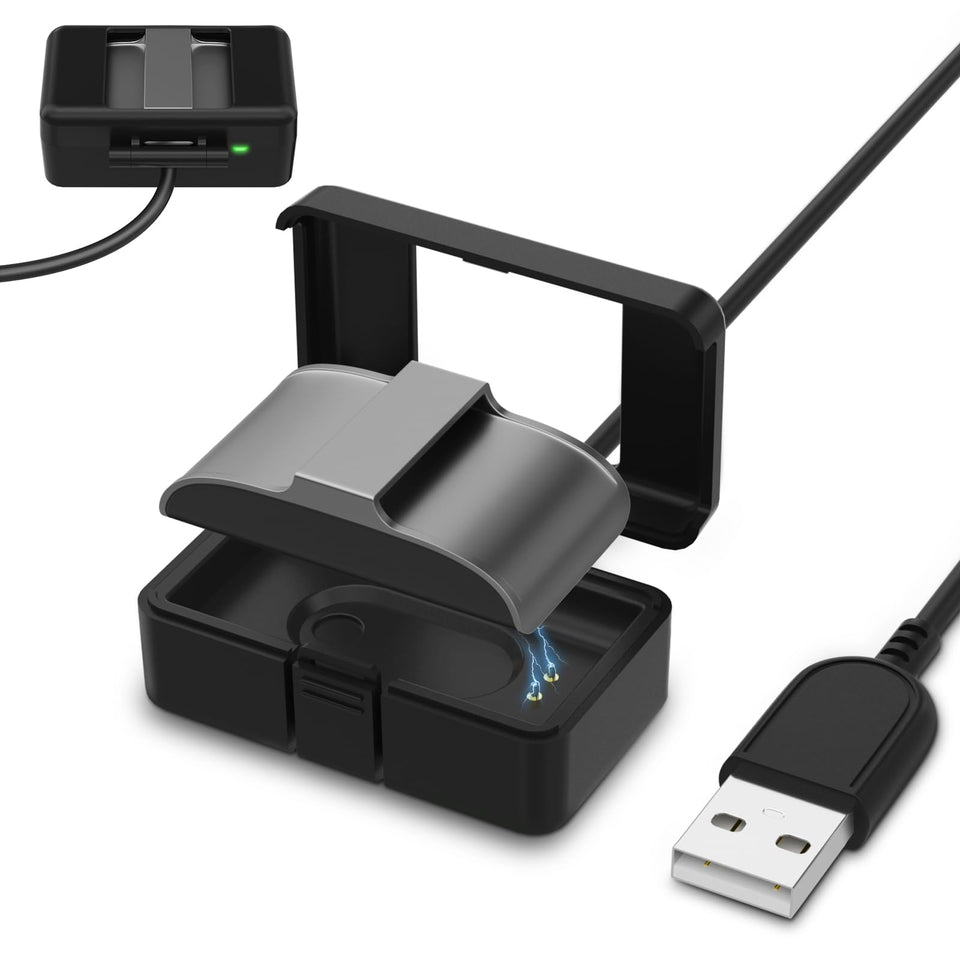Polyjoy Hume Band Charger Case front view showing secure fit and portable charging.