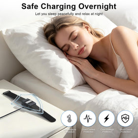 Polyjoy Hume Band Charger Case open, revealing space for the Hume band.