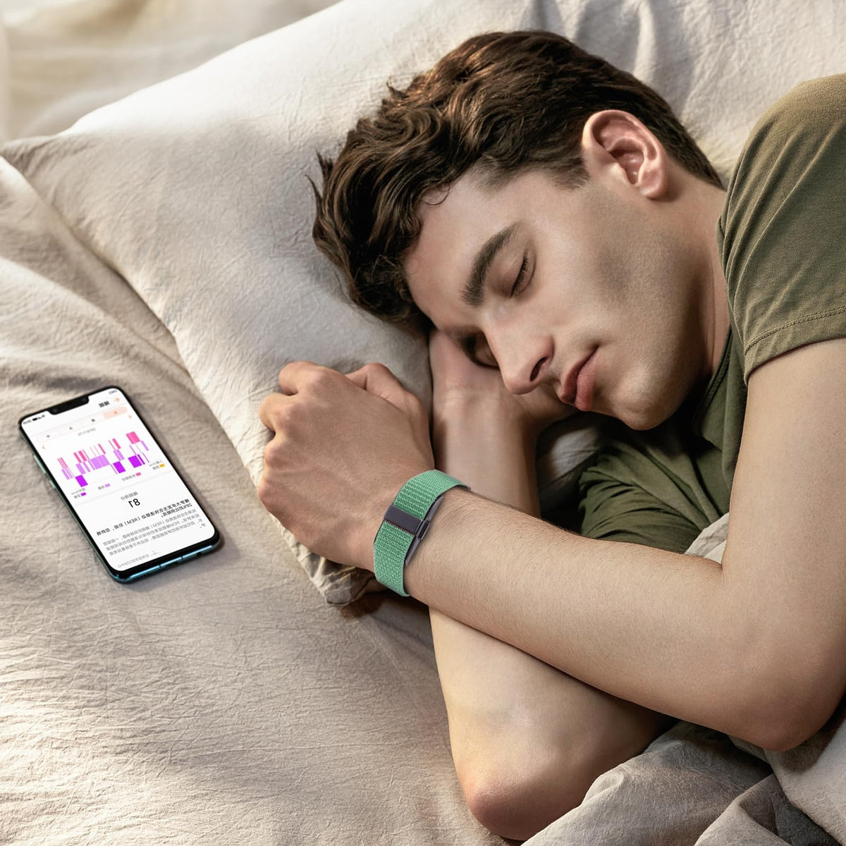 Polyjoy Hume nylon loop band lightweight for all-day wear