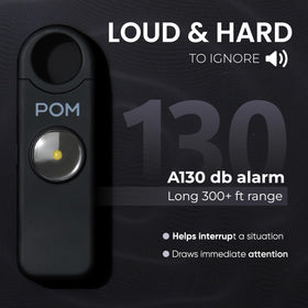 POM USB-C rechargeable design eliminates disposable batteries for daily carry.