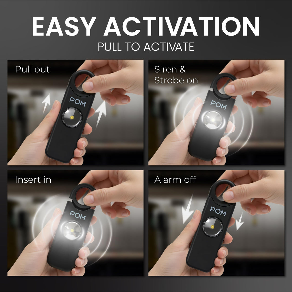 POM ideal for women, students, runners and travelers.