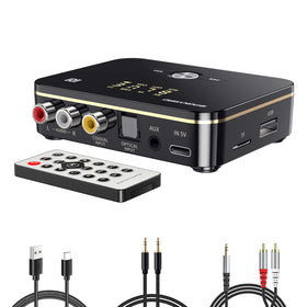 PONYBRO Bluetooth audio receiver for TV setup enables seamless wireless music to your home cinema.
