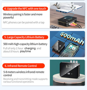 PONYBRO hi‑fi stereo wireless delivers rich sound for music and movies.