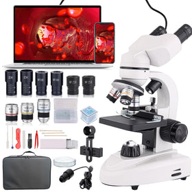 Poothoh binocular microscope setup for classroom teaching and research
