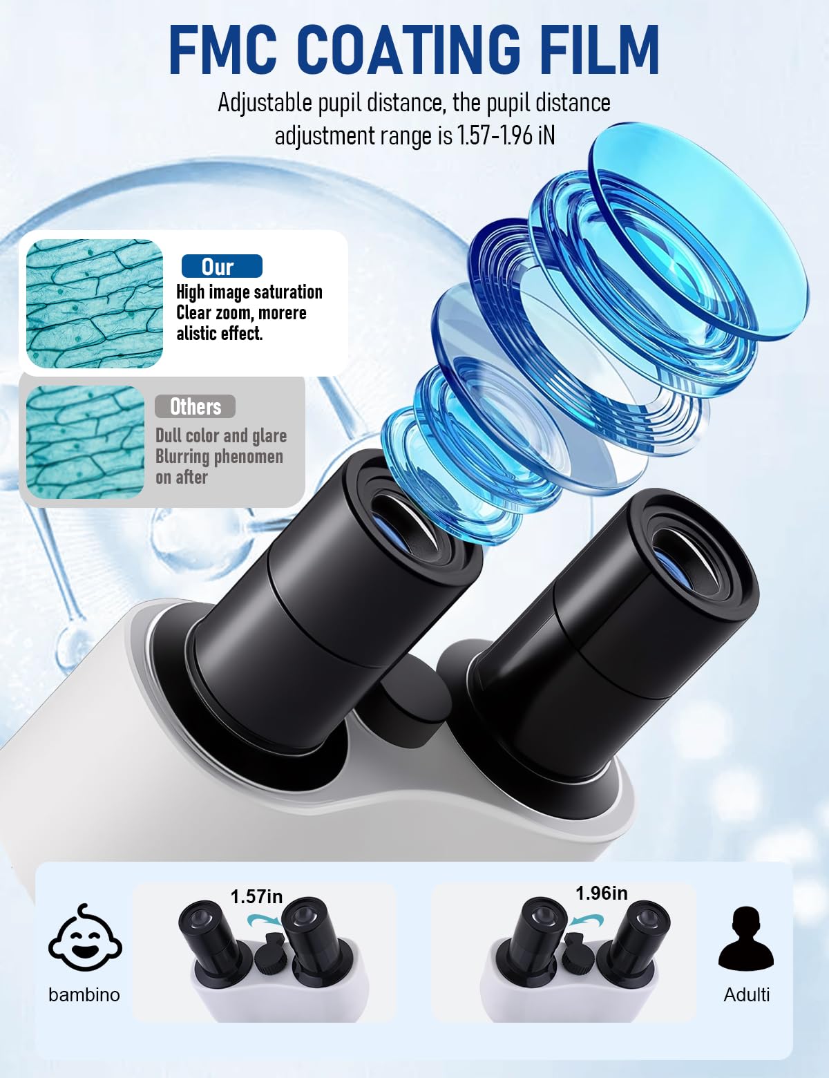 Poothoh coaxial coarse and fine focus enables precise focusing