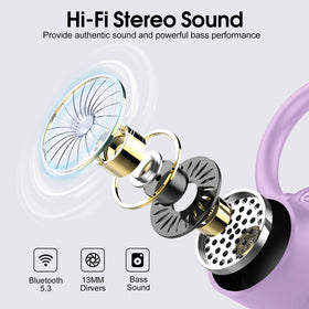 Poounur H9 offers up to 50 hours with the charging case.