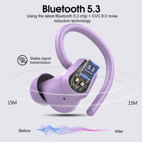 Poounur H9 with Bluetooth 5.3 delivers stable wireless connections.