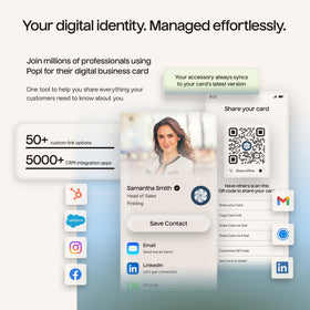 Popl bracelet QR code in-app sharing reaches users across devices with minimal setup.