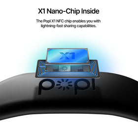 Popl sport NFC bracelet lets you share a digital card by tapping.