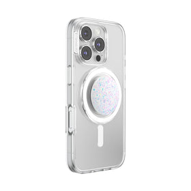 PopSockets iridescent confetti close-up texture highlighting shimmering surface and tactile feel