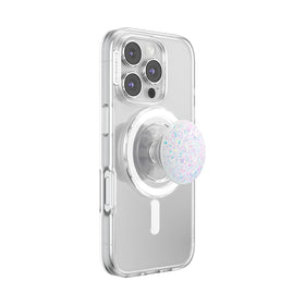 PopSockets iridescent confetti front view showing glossy glitter finish and stylish look