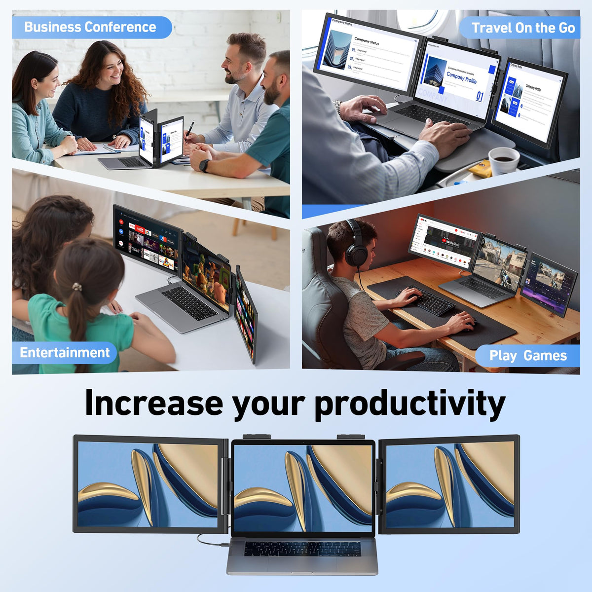 Pornitor anti-glare matte finish improves comfort during long sessions
