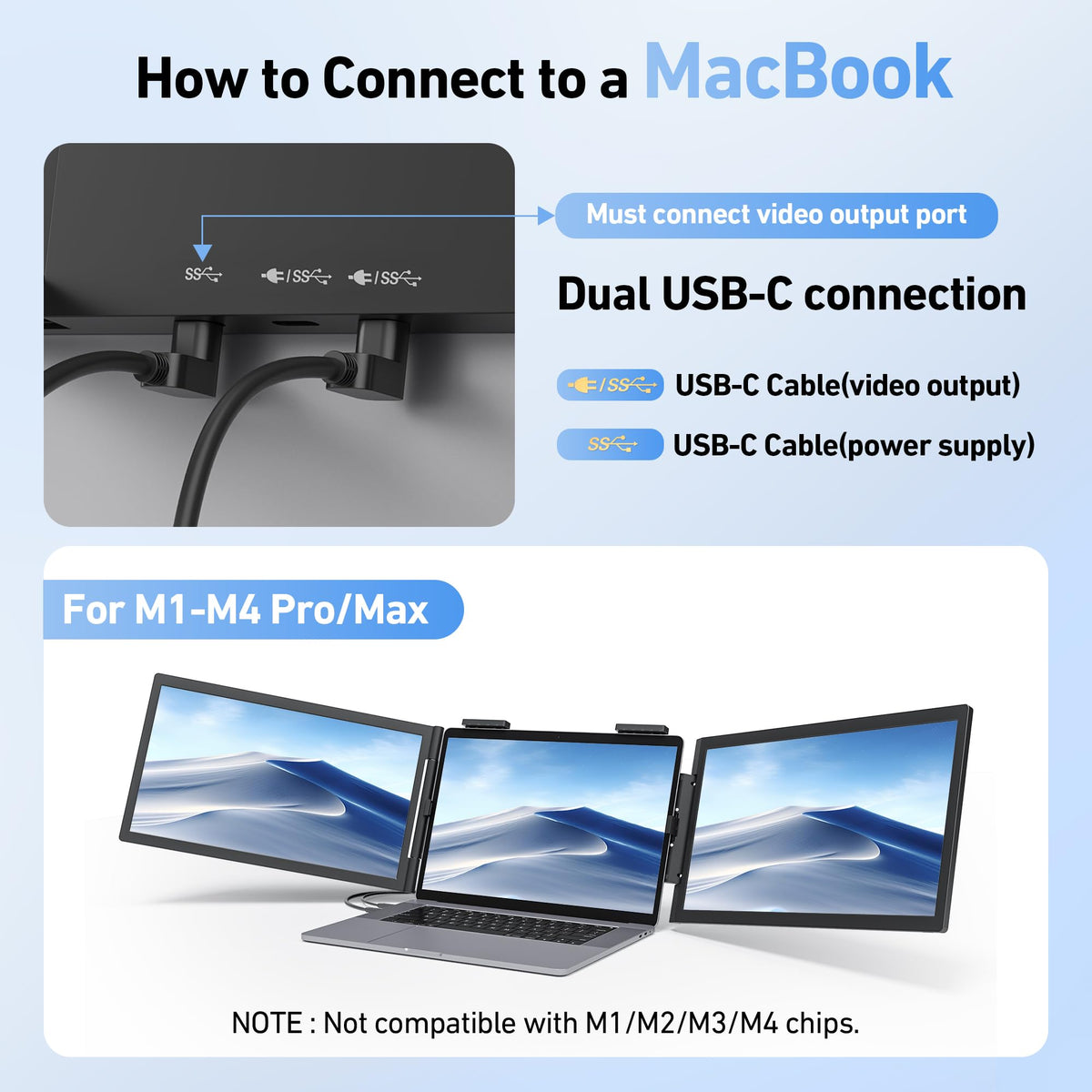 Pornitor 250-degree adjustable ergonomic stand for flexible viewing