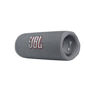 Rugged outdoor speaker with protective sleeve for travel.