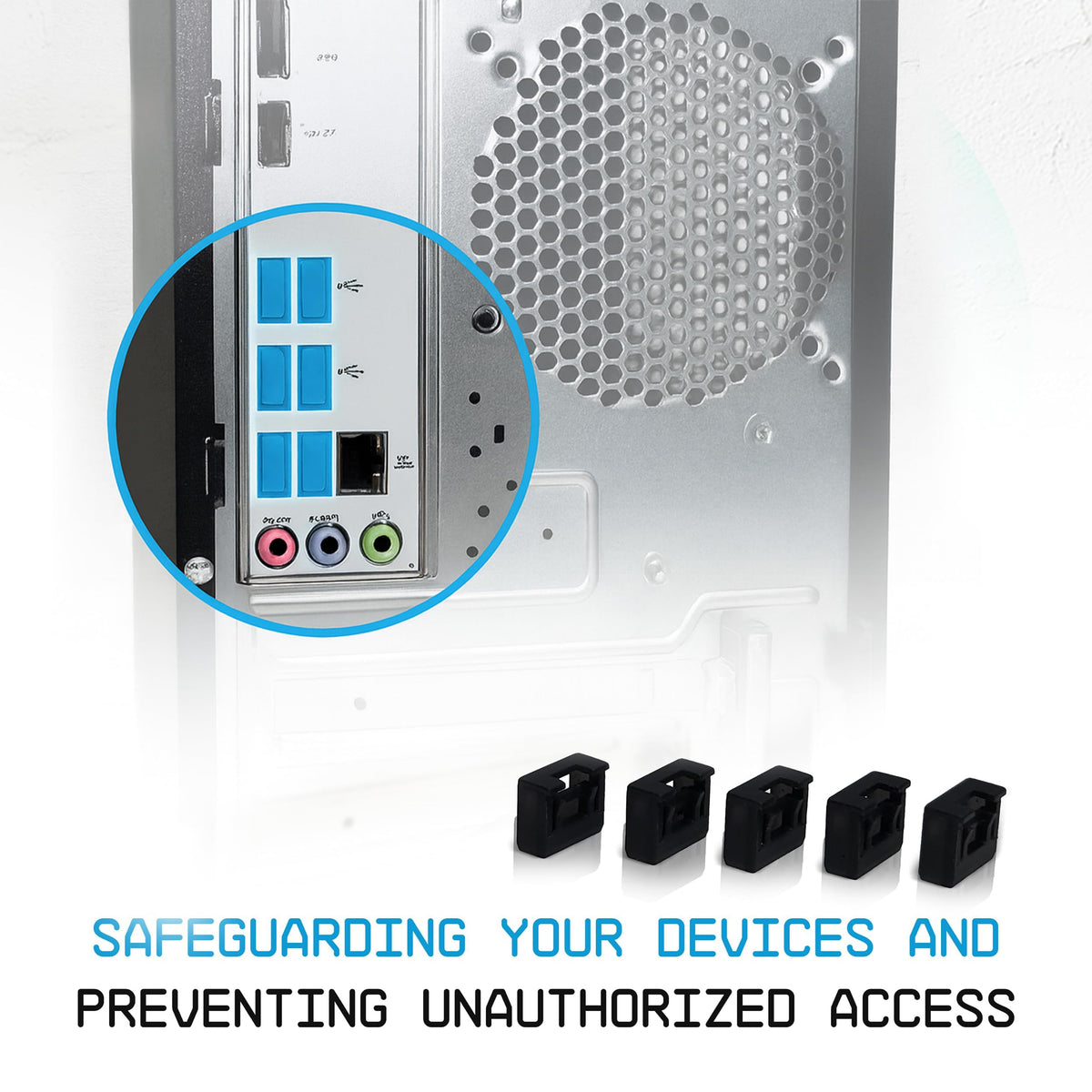 Unobtrusive security that can be used in busy offices and libraries.