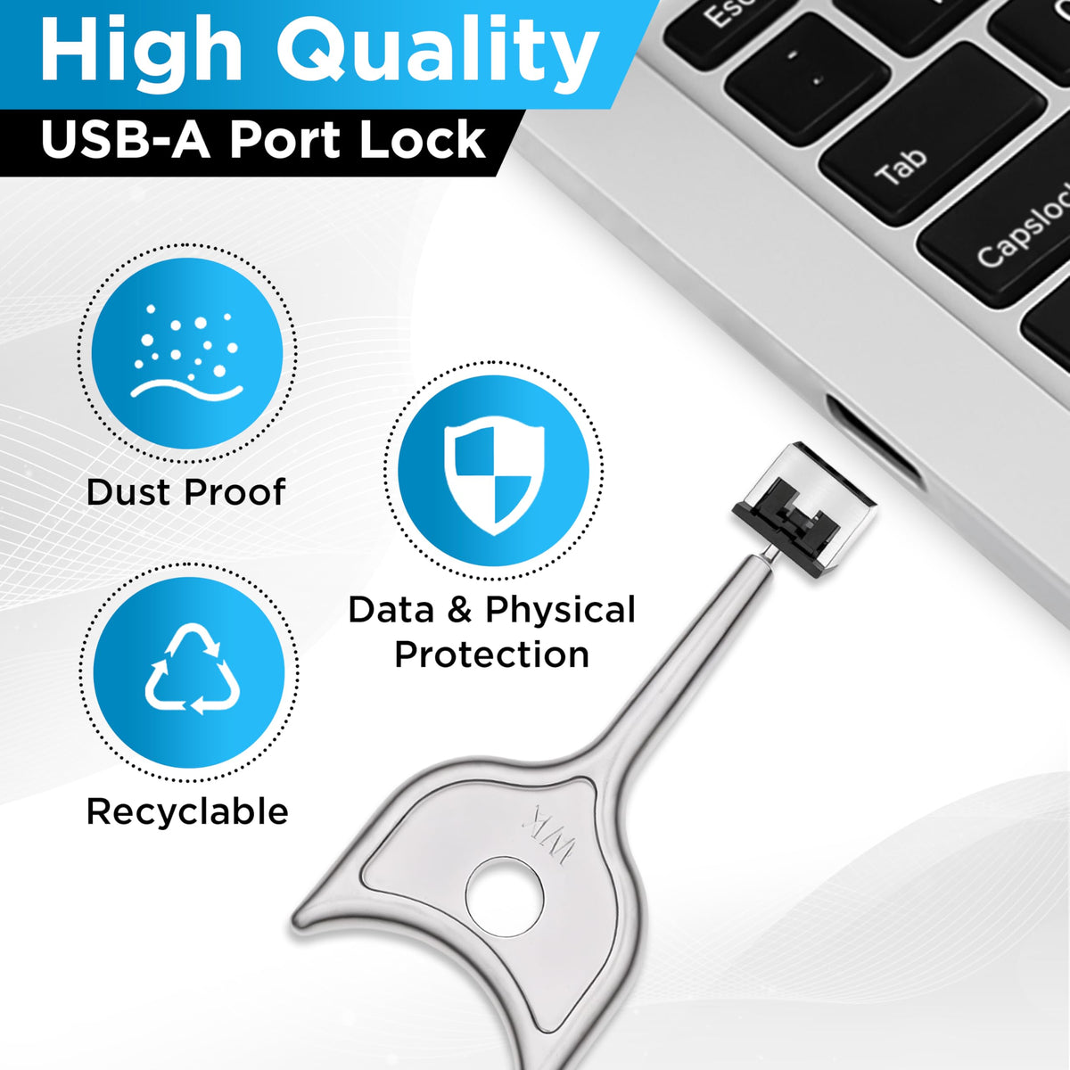 Easy locking and unlocking with the included key.