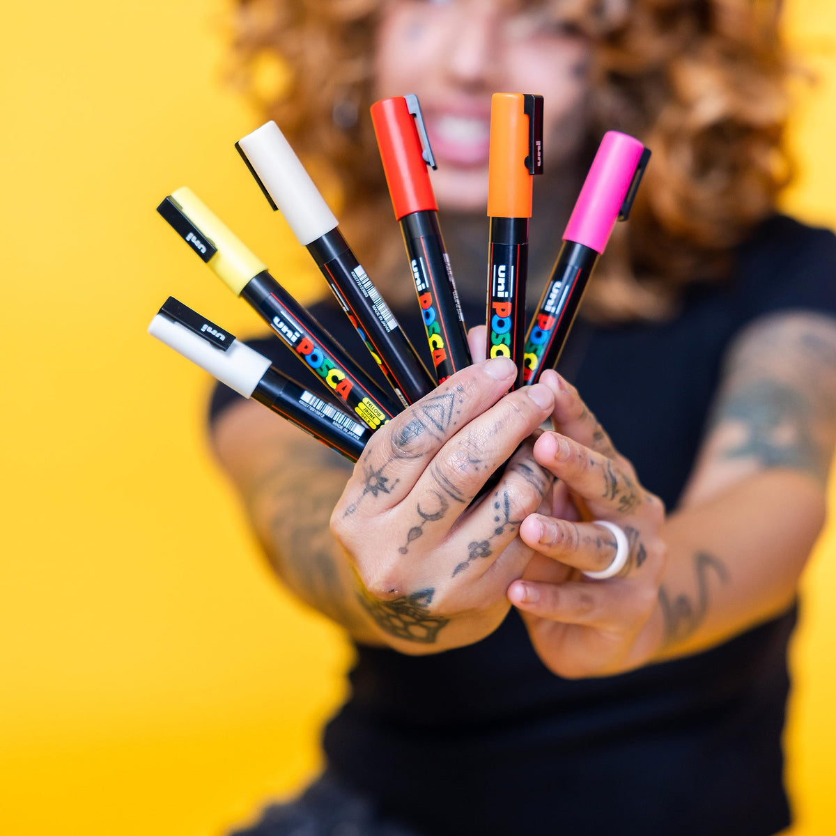 Posca 1MR soft tones packaging shows professional-grade markers.