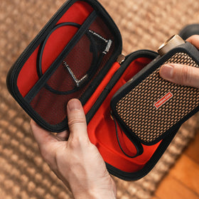 Positive Grid Spark GO carry case is compact and sleek for easy travel.