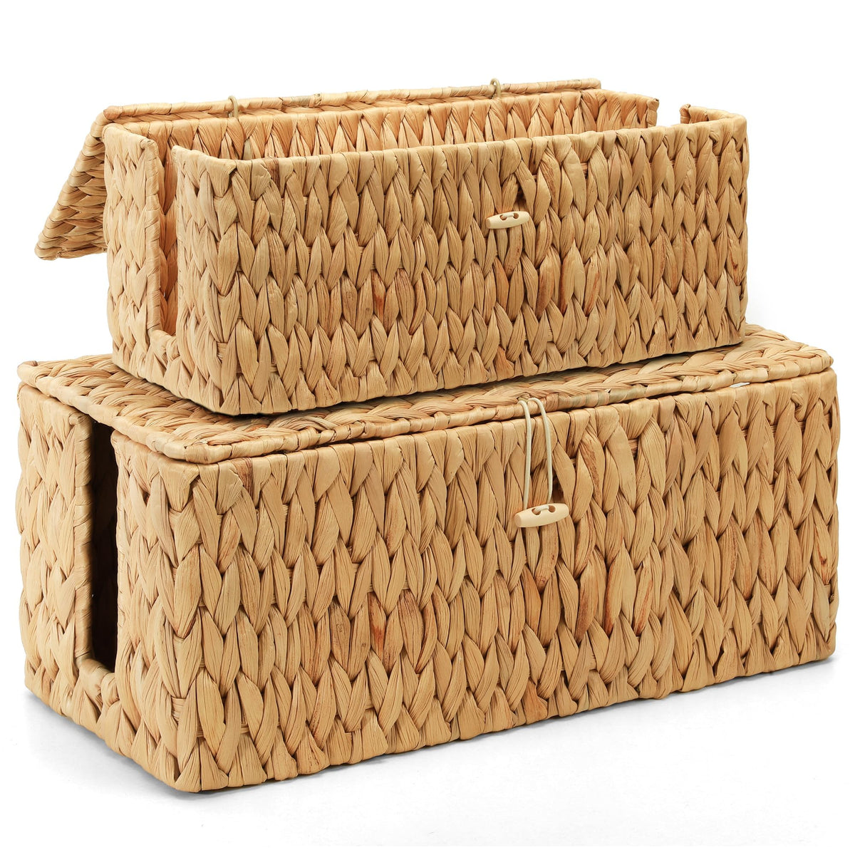 Posprica front view two-pack showing tidy storage benefit