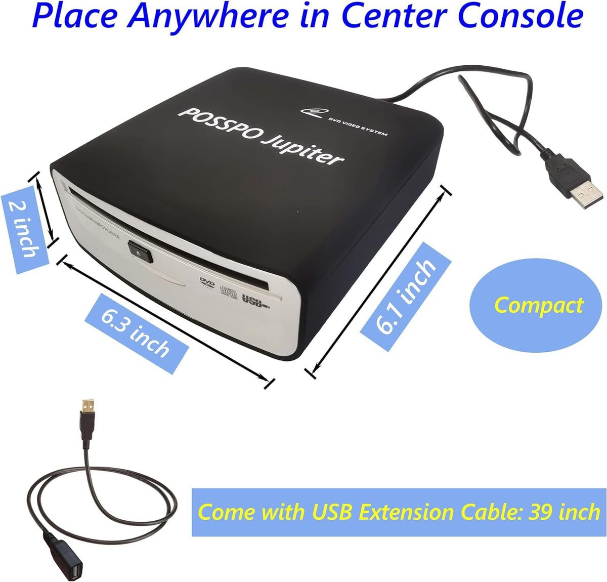 POSSPO Jupiter WAV compatibility broadens car stereo support.