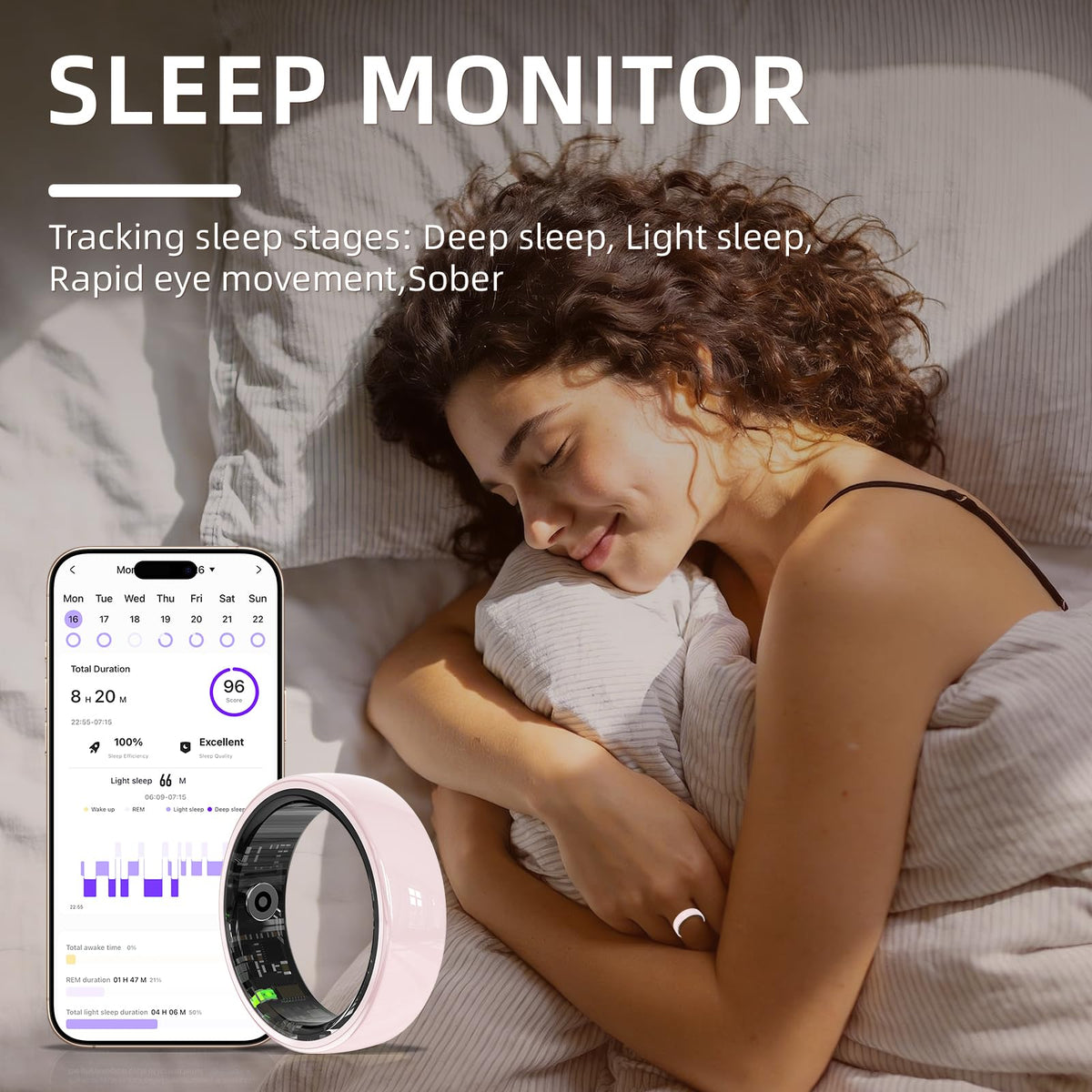 Potewek smart ring gesture control enables quick hands-free actions.