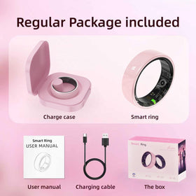 Potewek smart ring notifications on wrist provide effortless alerts.