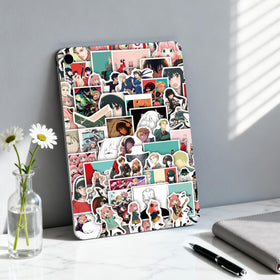 Pounchi Cute Anime Stickers on a wall or board for graffiti style look