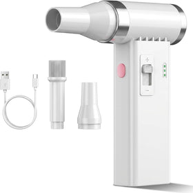 PowCube front view showing compact design and sleek finish with powerful cleaning benefit