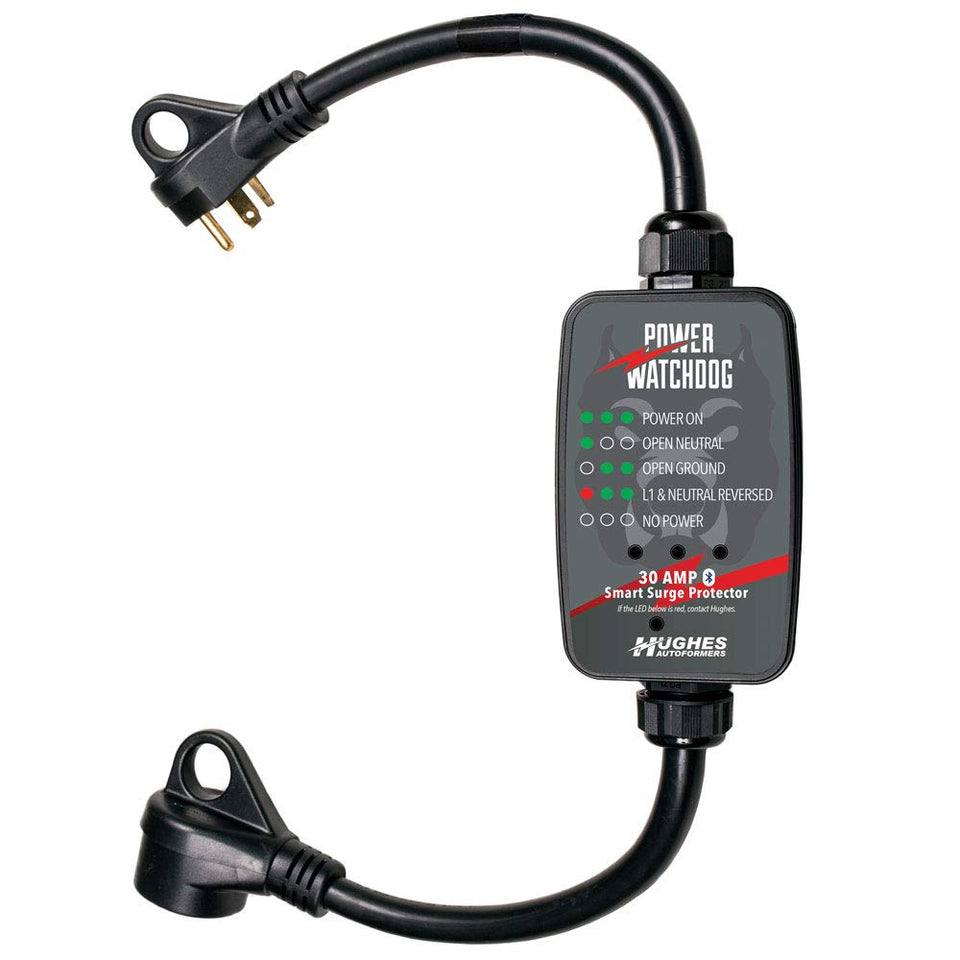 Power Watchdog PWD30 Bluetooth surge protector with real-time power monitoring.
