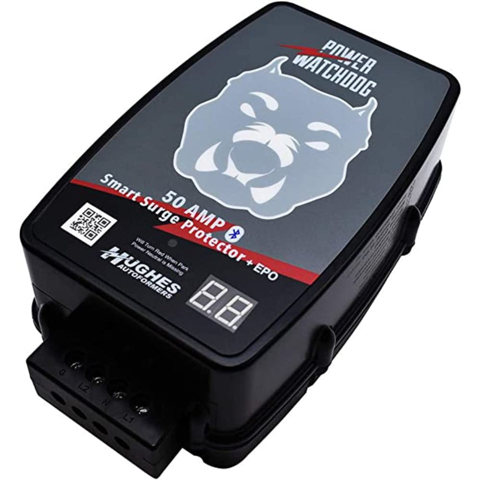 Power Watchdog PWD50EPOH surge protector LED diagnostics indicate protection status at a glance.