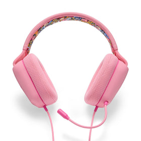 PowerA Kirby Mouthful breathable earpad texture showing fabric wrap for cooler comfort