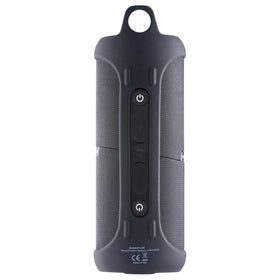 PowerBass BT200 dual 1500 mAh batteries powering long playback outdoors