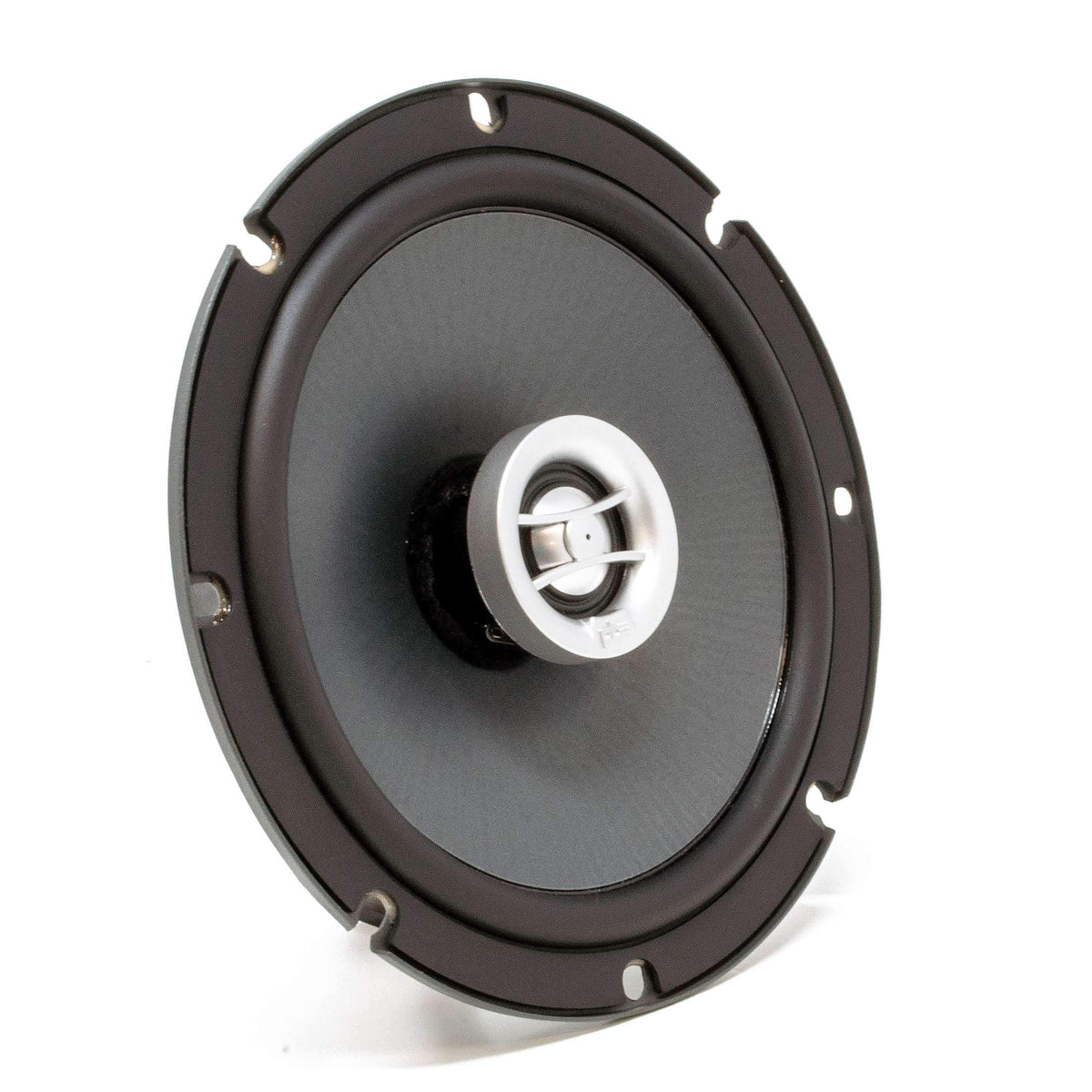PowerBass OE-652 surround closeup highlights butyl rubber for long lasting performance.