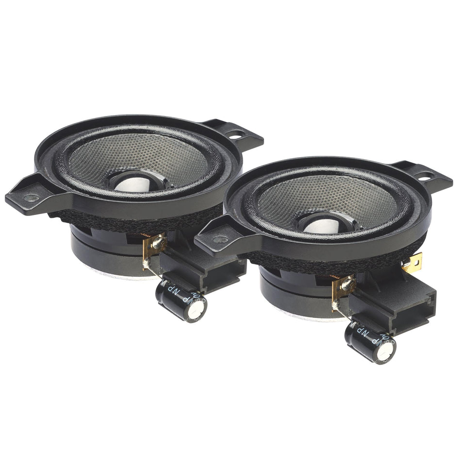 PowerBass OE275-GM front view showing cone and surround, improves vocal clarity