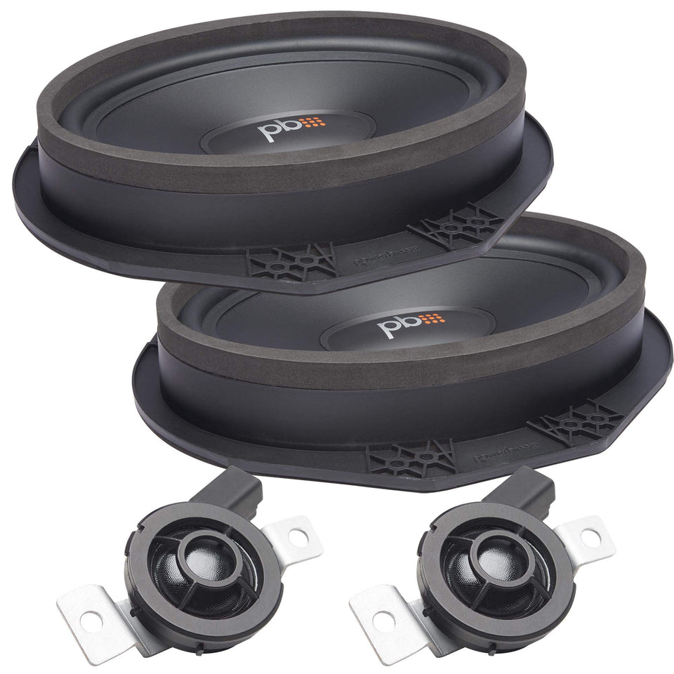 PowerBass OE69C-FD 6x9 component speakers kit boosts clarity in Ford interiors
