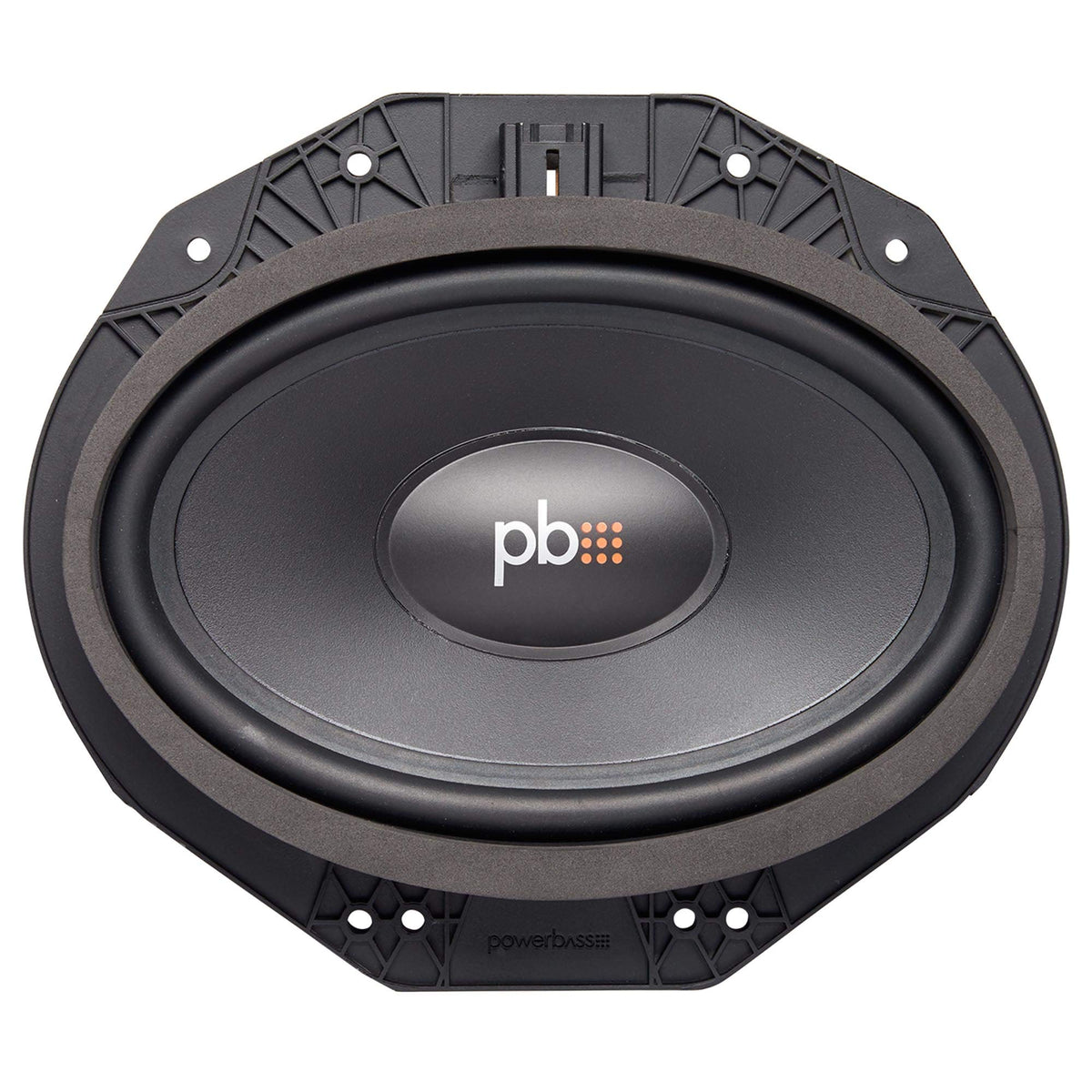 PowerBass OE69C-FD pair installed in car showing enhanced soundstage and balance