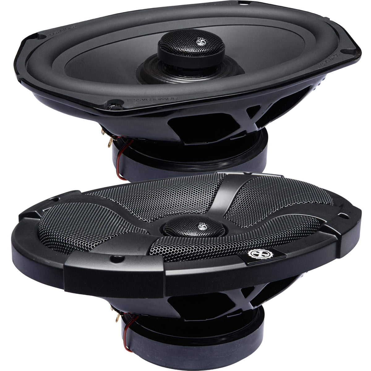 PowerBass XL-692SS 6x9 coaxial speaker with rugged marine rating for outdoor sound.