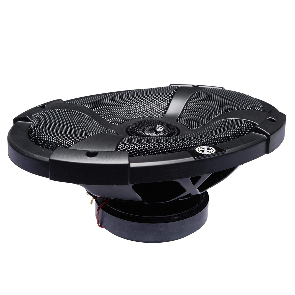 Includes white and black aluminum grills for durable protection and style.